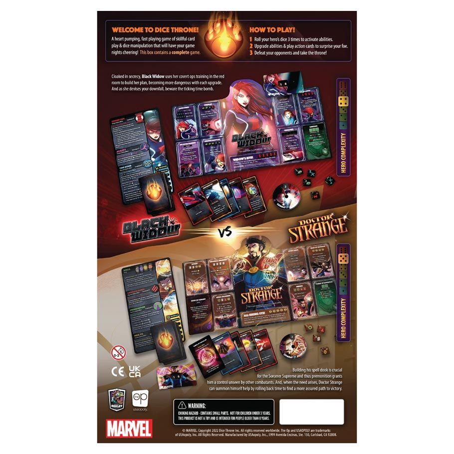 Marvel Dice Throne: Black Widow & Doctor Strange