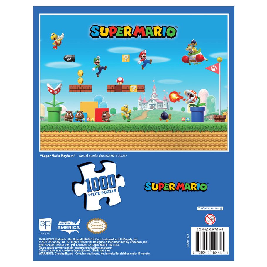 Puzzle: Super Mario Mayhem 1000pc