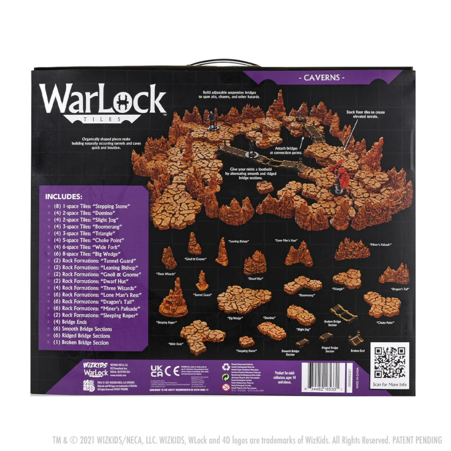 WarLock Tiles: Caverns Base Set