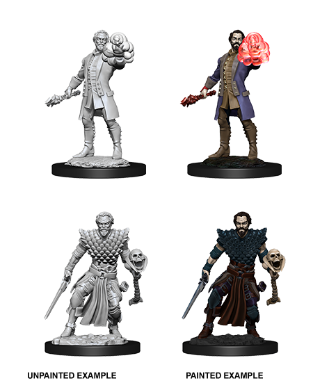 Nolzur's Marvelous Miniatures: Human Warlock Male