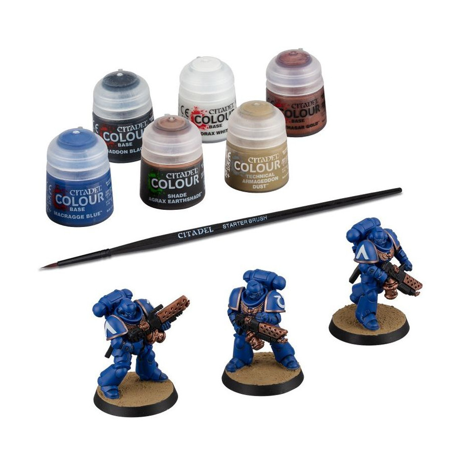 Warhammer 40K: Space Marines: Infernus Marines + Paints