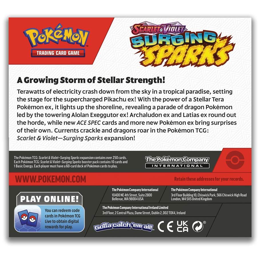 Pokémon: Scarlet & Violet Surging Sparks Booster