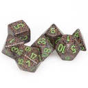 Dice: 7-set Speckled Earth