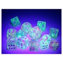 Dice: 7-set Nebula Wisteria/white