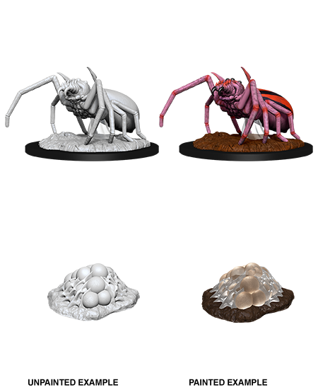 Nolzur's Marvelous Miniatures: Giant Spider & Egg Clutch