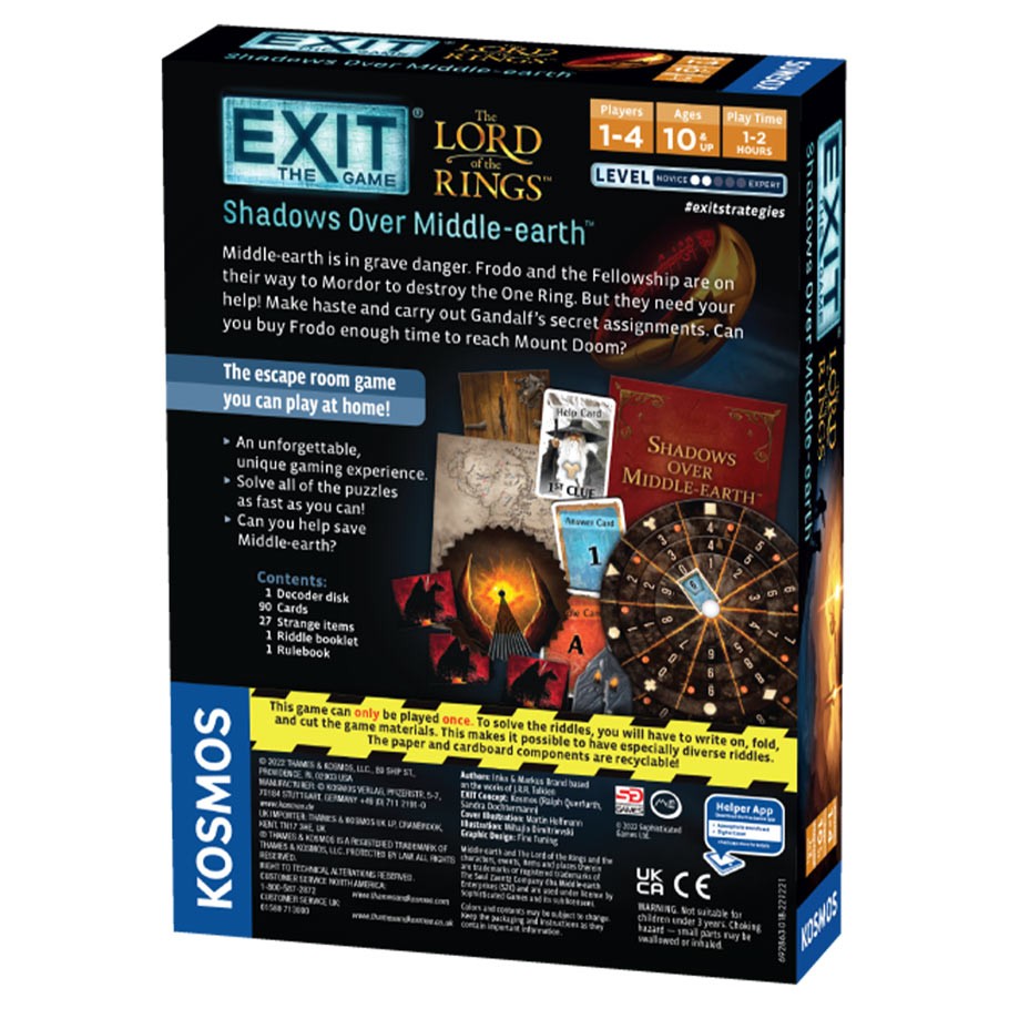 EXIT: Lord of the Rings: Shadows Over Middle-earth