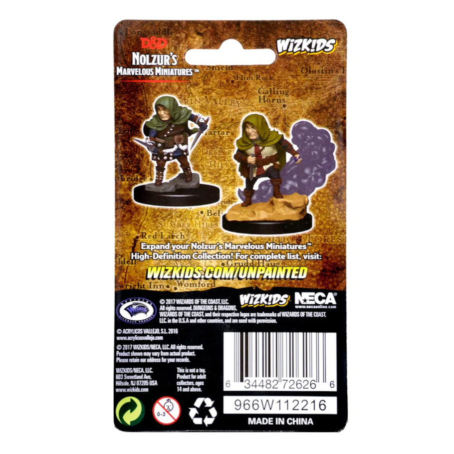 Nolzur's Marvelous Miniatures: Halfling Rogue Male W01