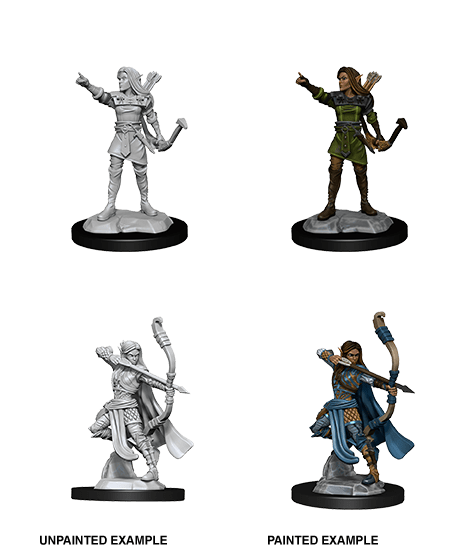 Nolzur's Marvelous Miniatures: Elf Ranger Female W13