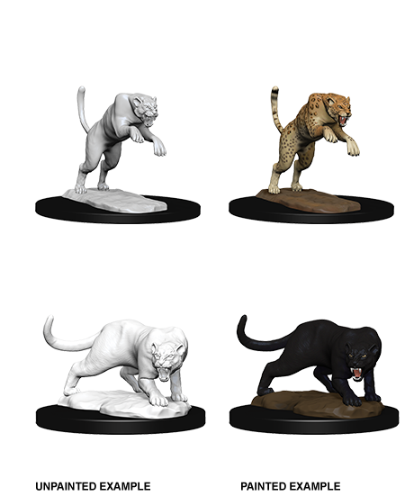 Nolzur's Marvelous Miniatures: Panther & Leopard