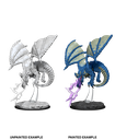 Nolzur's Marvelous Miniatures: Young Blue Dragon W08