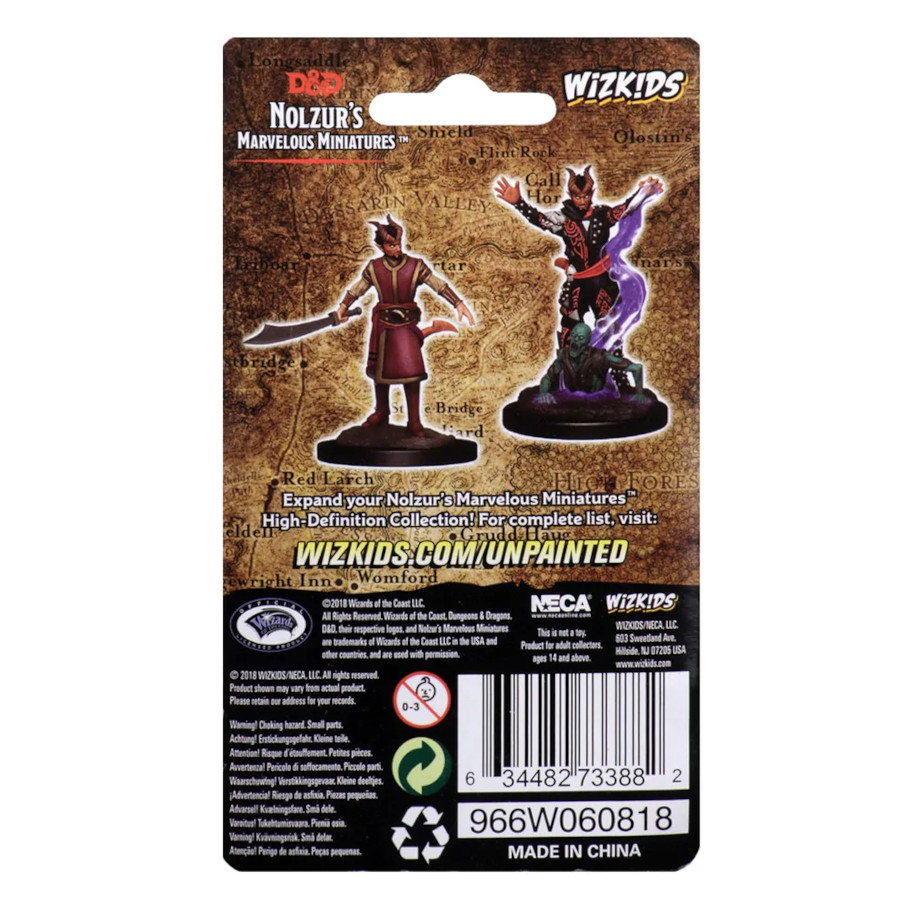 Nolzur's Marvelous Miniatures: Tiefling Warlock Male