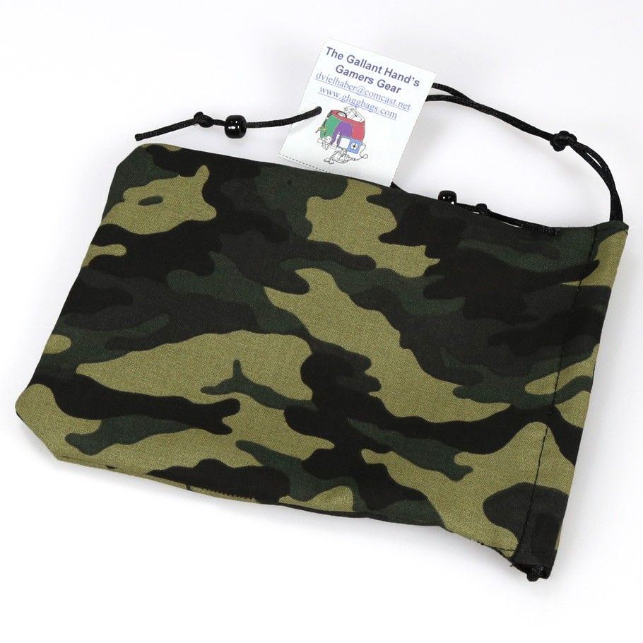 Dice Bag: Camo Cotton