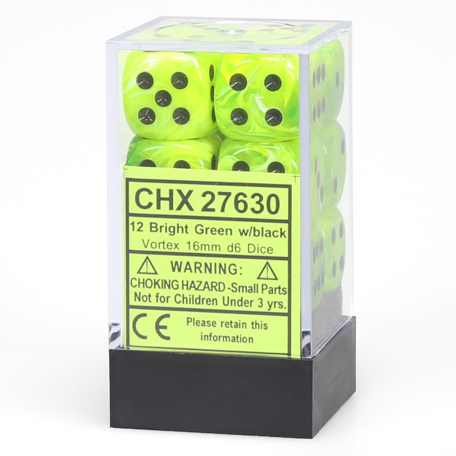 Dice: 12d6 Vortex Bright Green/black