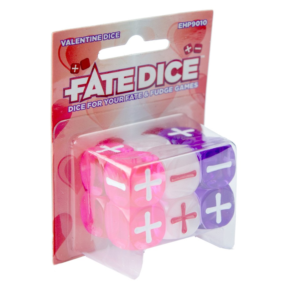 Dice: Fate Core Valentine Dice