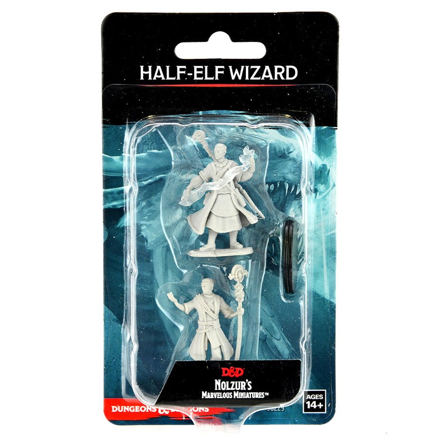 Nolzur's Marvelous Miniatures: Half-Elf Wizard Male