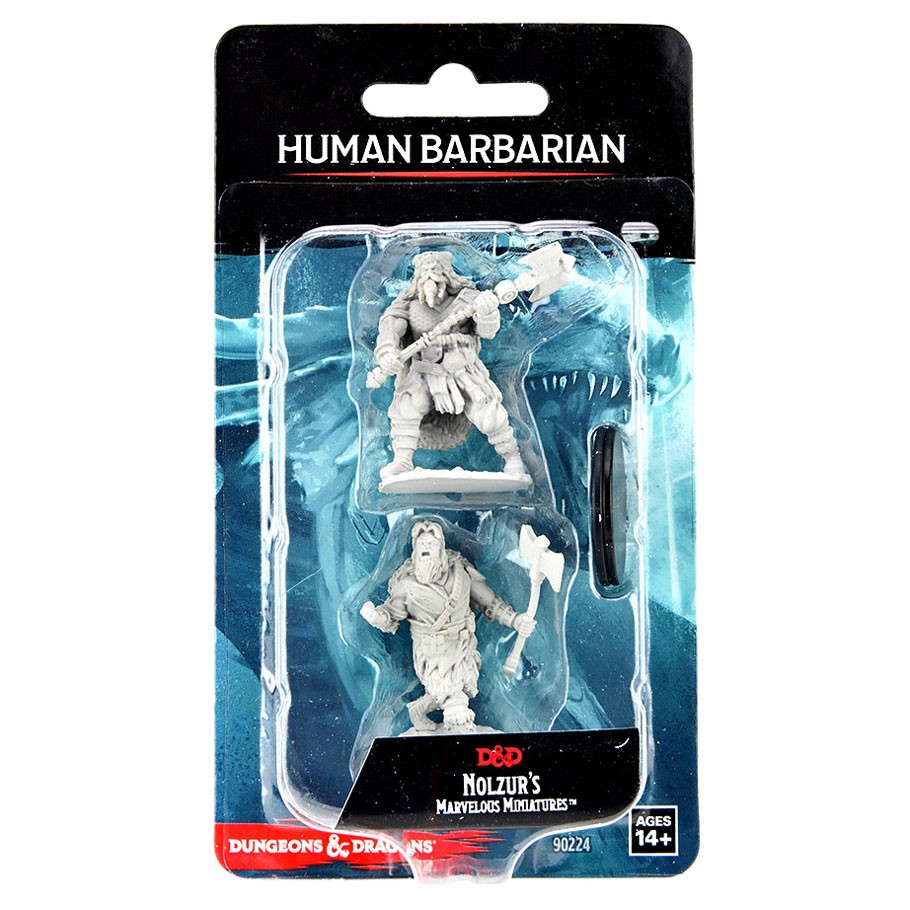Nolzur's Marvelous Miniatures: Human Barbarian Male