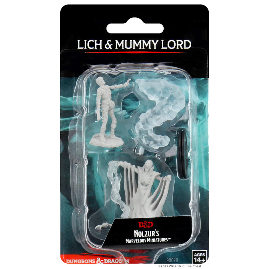 Nolzur's Marvelous Miniatures: Lich & Mummy Lord