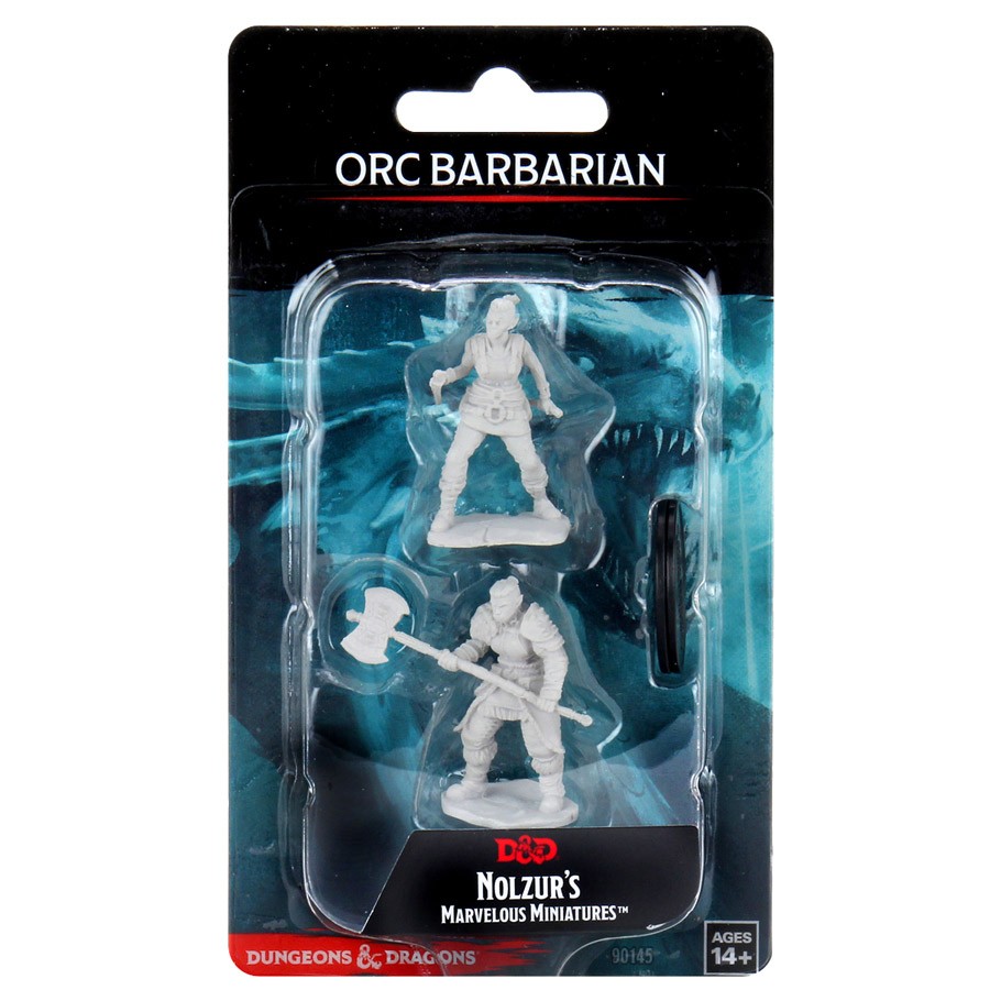 Nolzur's Marvelous Miniatures: Orc Barbarian Female