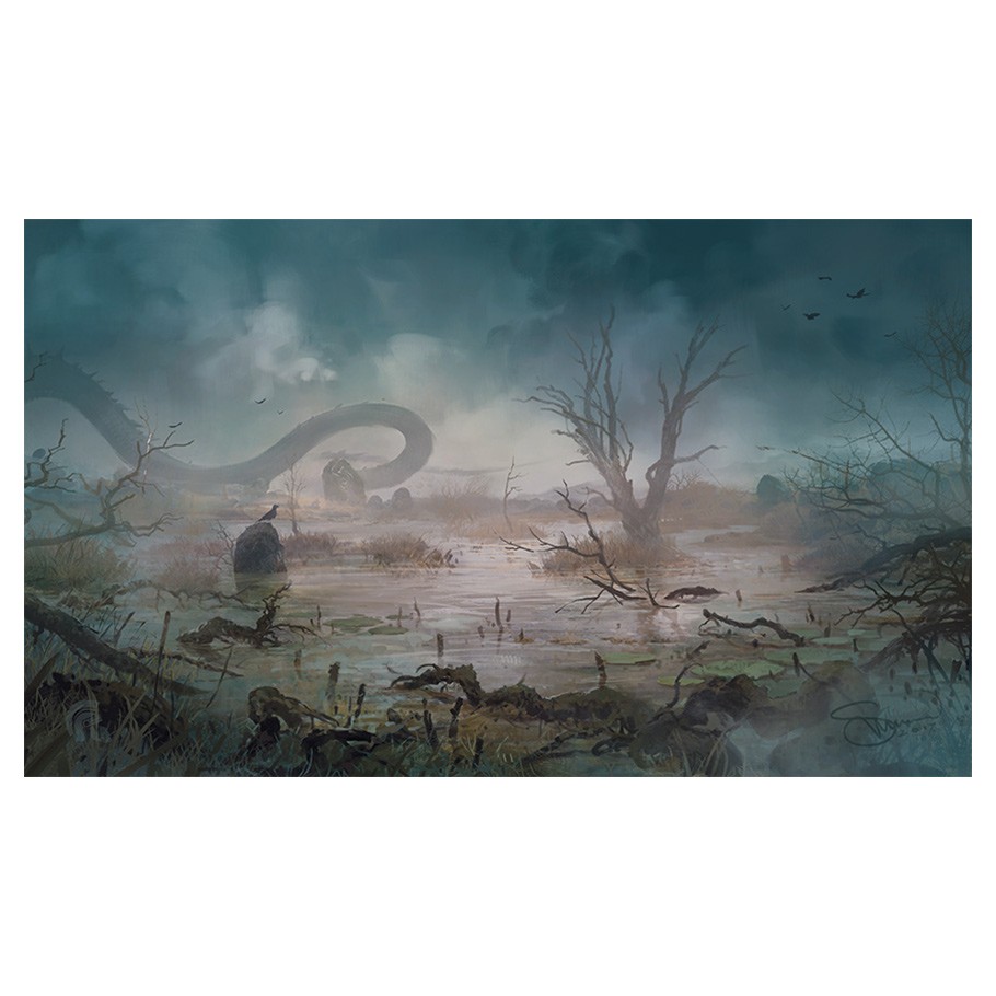 Playmat: Lands Swamps