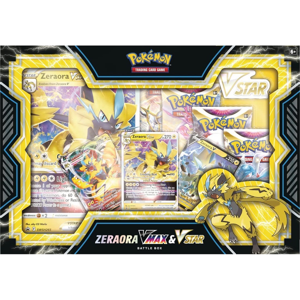 Pokémon: Zeraora VMAX & VSTAR Battle Box