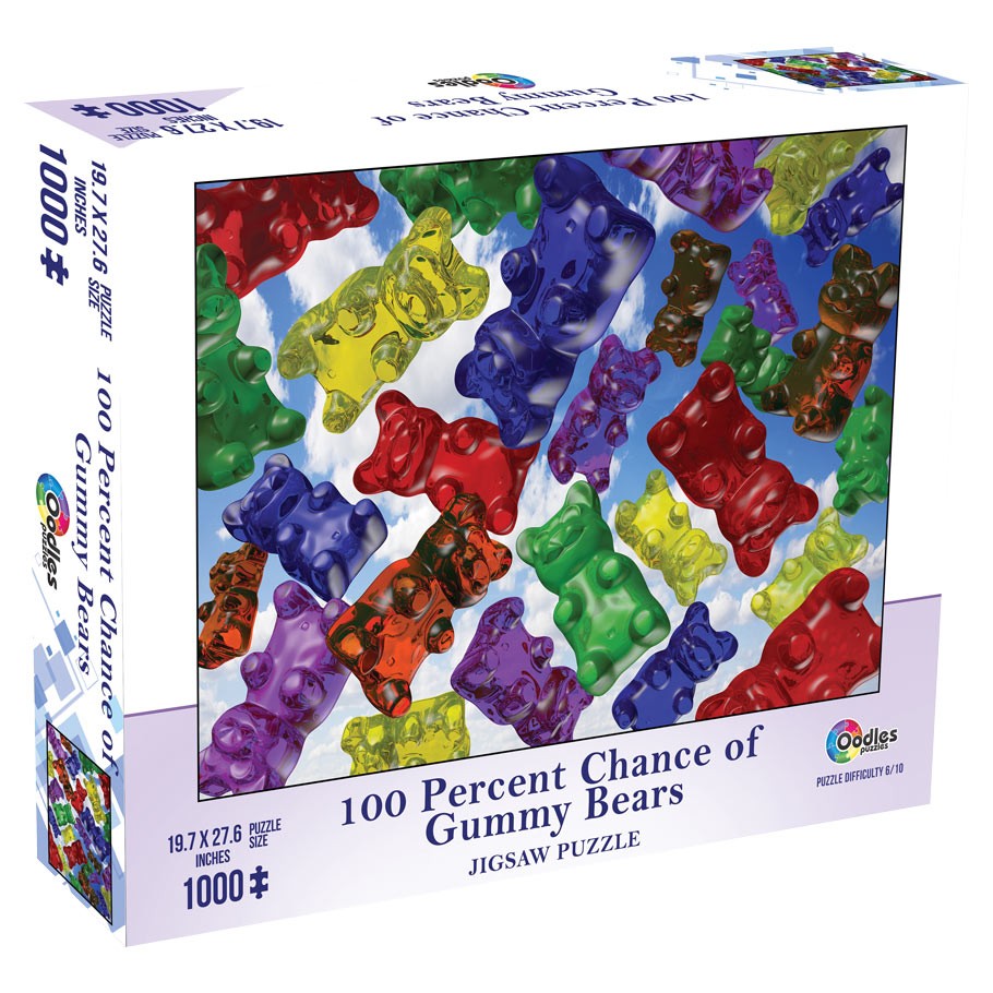 Puzzle: 100 Percent Chance of Gummy Bears 1000pc