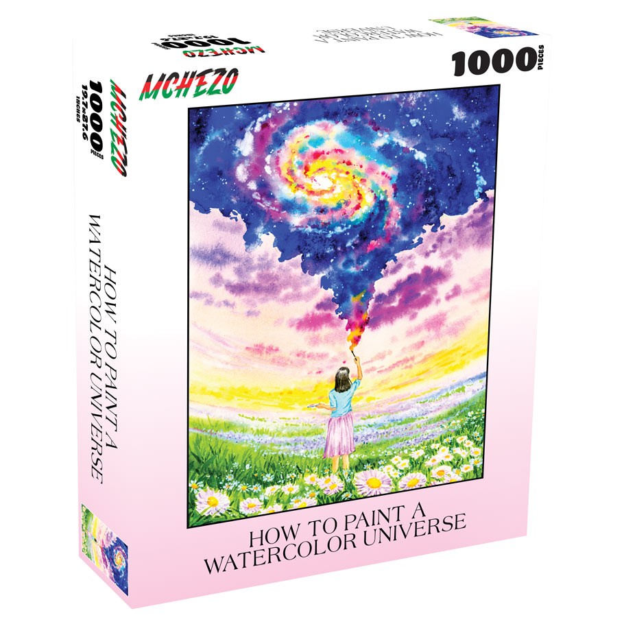 Puzzle: How to Paint A Watercolor Universe 1000pc