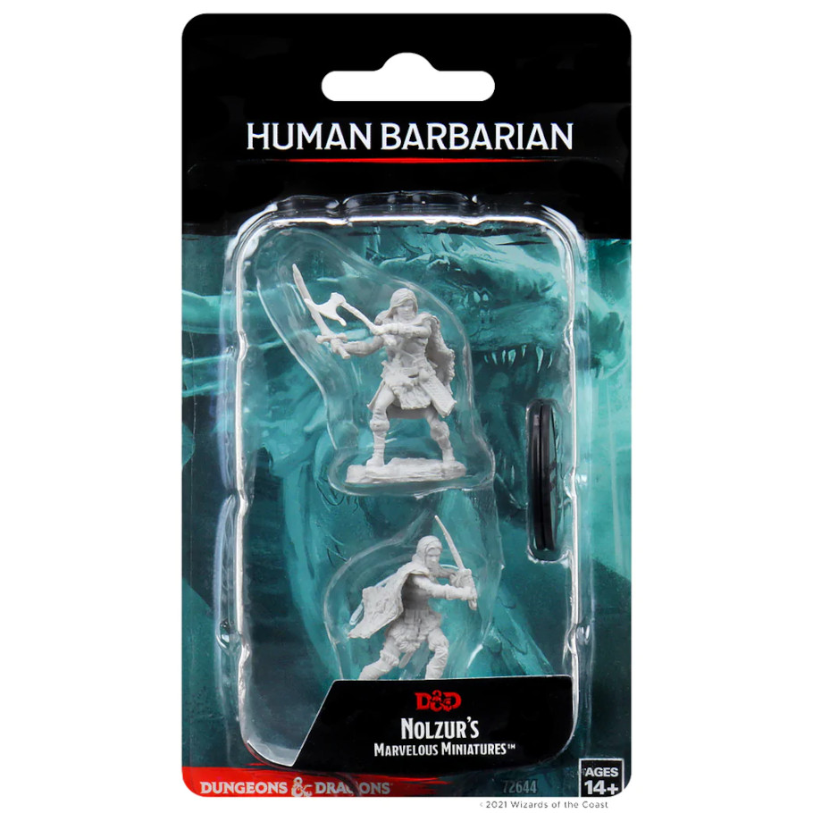 Nolzur's Marvelous Miniatures: Human Barbarian Female W01