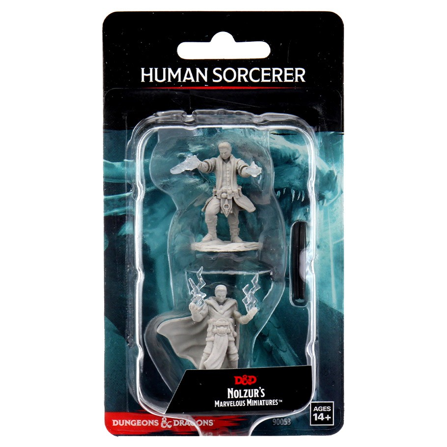 Nolzur's Marvelous Miniatures: Human Sorcerer	Male