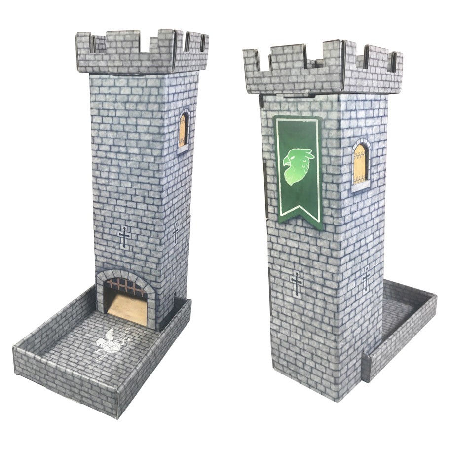 Castle Keep Dice Tower (Light Gray)