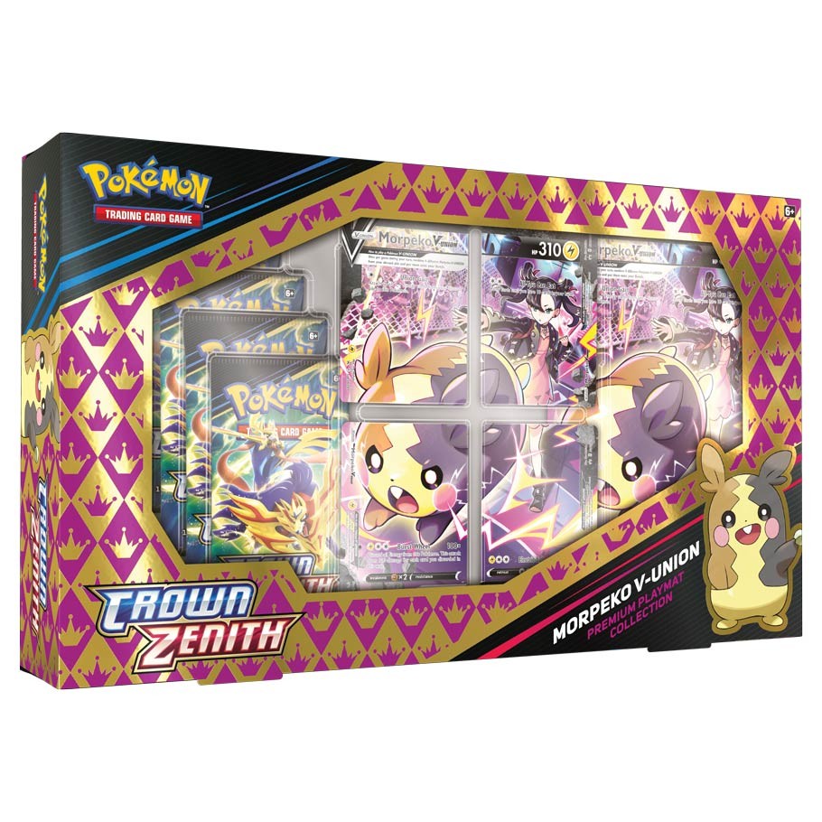 Pokémon: Sword & Shield Crown Zenith Morpeko V-UNION Premium Playmat Collection
