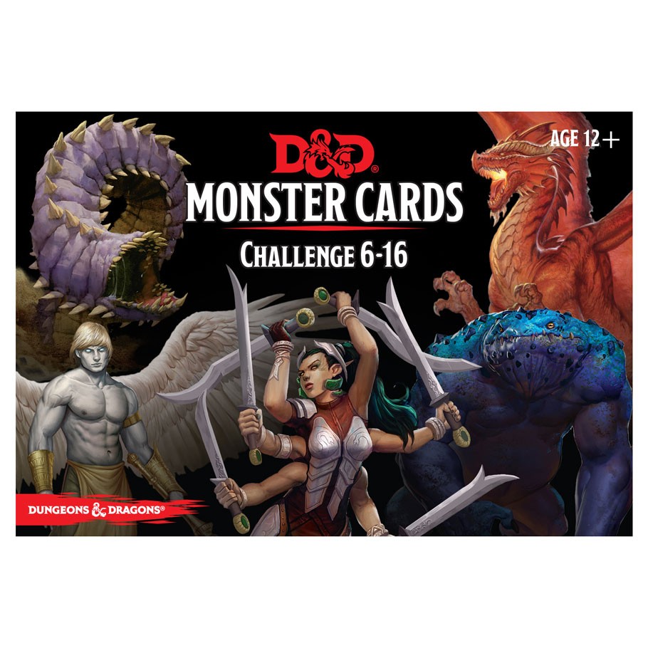 D&D: Monster Cards Challenge 6-16