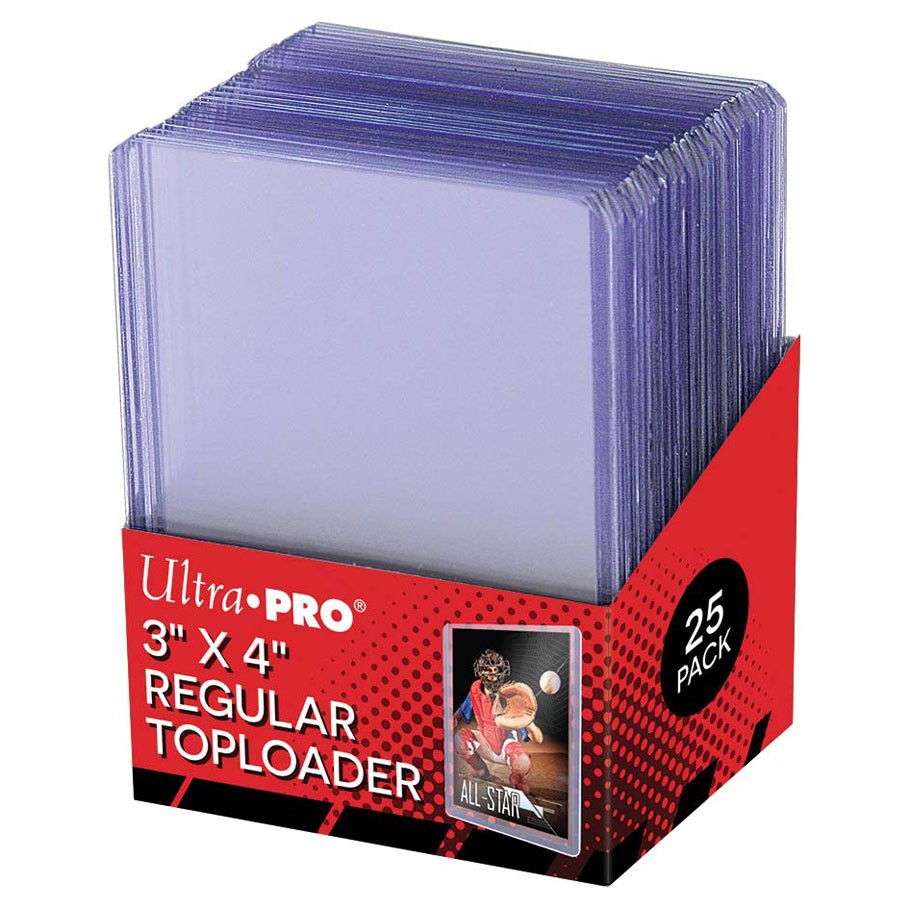 Toploader: 3" x 4" Clear Regular (25)