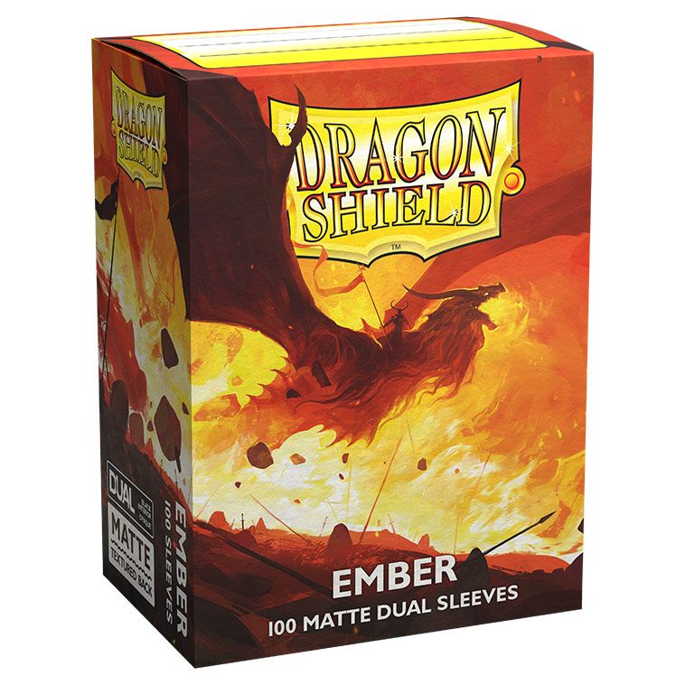 Dragon Shield: Matte Dual Ember (100)