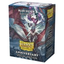 Dragon Shield: Matte Dual Blue Silver Anniversary Edition (100)