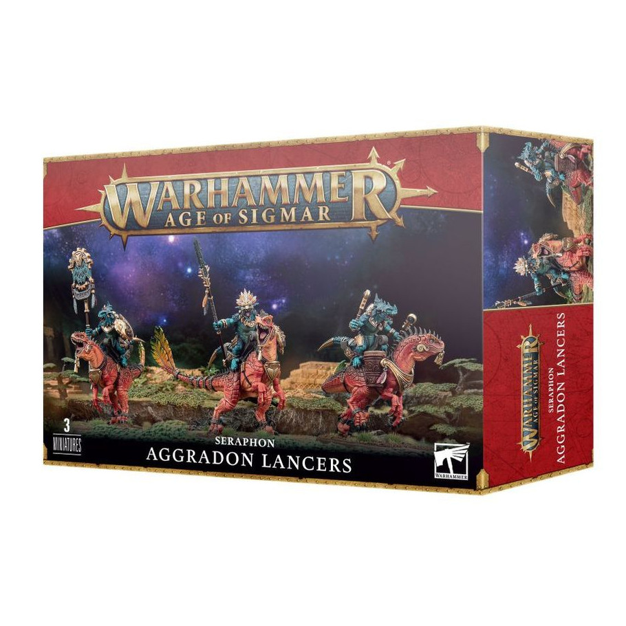 Age of Sigmar: Seraphon: Aggradon Lancers