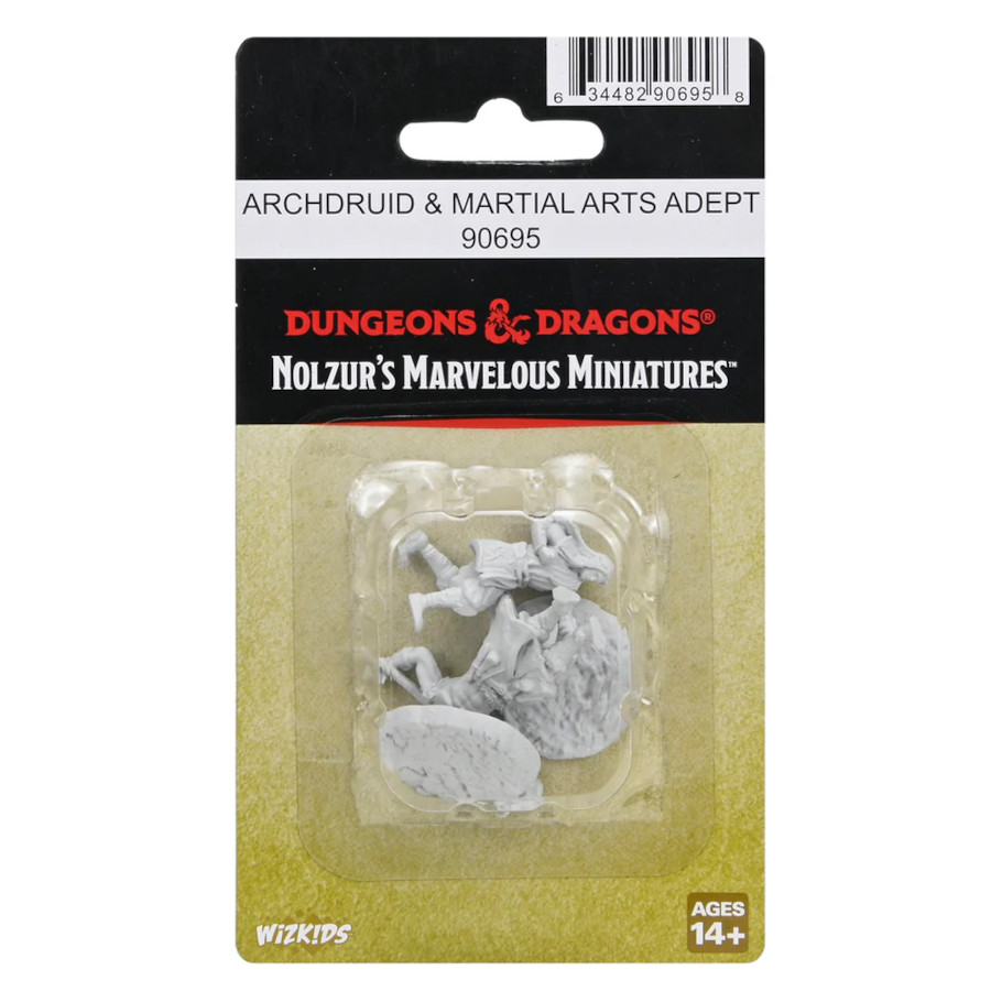 Nolzur's Marvelous Miniatures: Archdruid & Martial Arts Adept