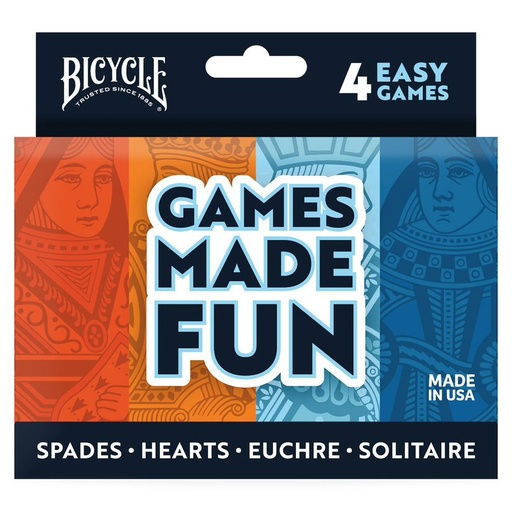 [JKR10031926] Bicycle Playing Cards: 4 Game Pack