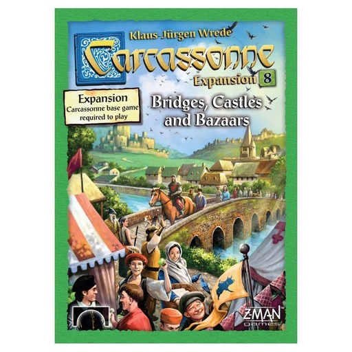 [ZMG7818] Carcassonne Expansion 8: Bridges, Castles and Bazaars