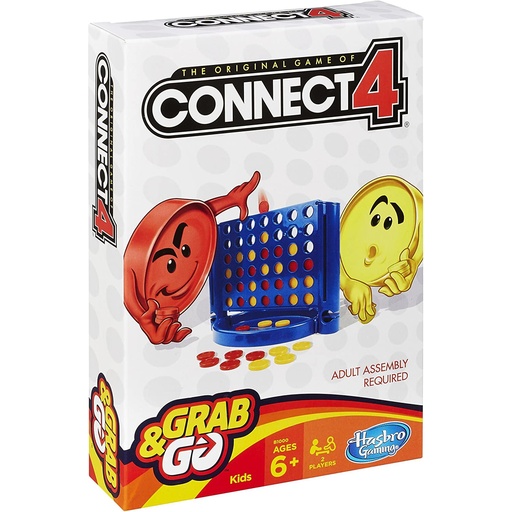 [HSBB1004-C4] Connect 4 Grab and Go Game (Travel Size)