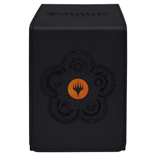 [ULP19261] Deck Box: MTG Mana 7 Color Wheel Alcove Flip