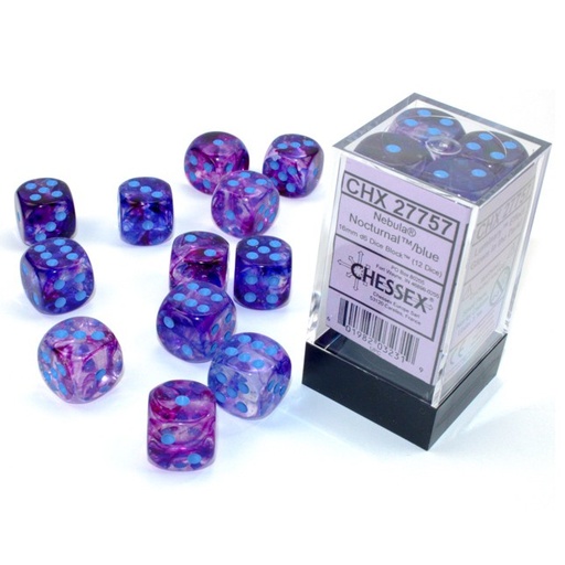 [CHX27757] Dice: 12d6 Nebula Nocturnal/blue