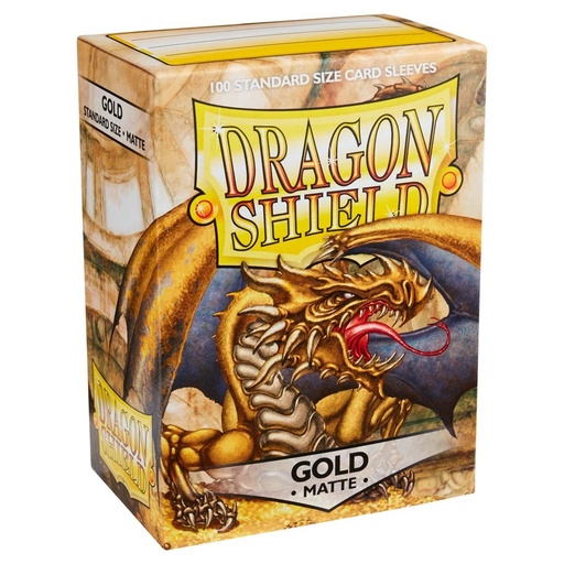 [ATM11006] Dragon Shield: Matte Gold (100)