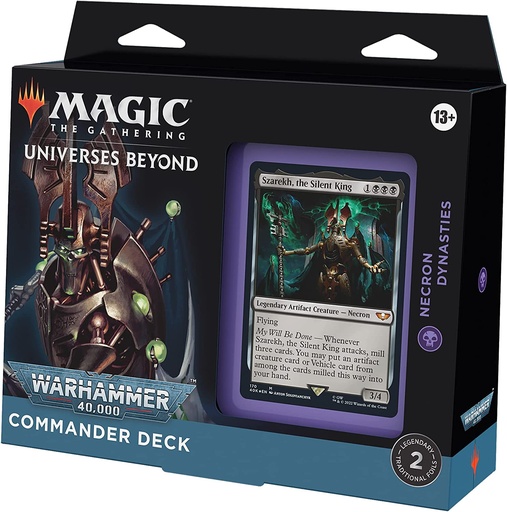 [WOCD07800000-2] MTG: Universes Beyond - Warhammer 40,000 Commander Deck (Necron Dynasties)