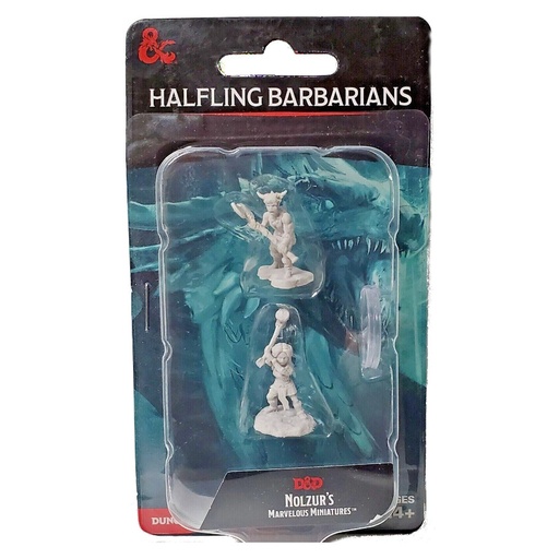 [WZK90412] Nolzur's Marvelous Miniatures: Halfling Barbarians