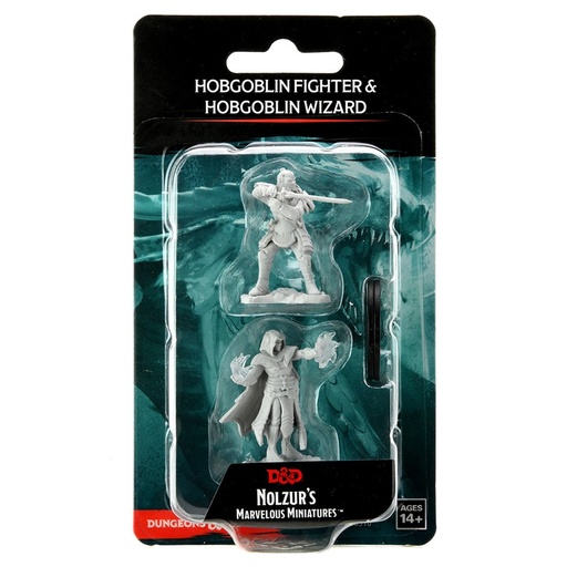 [WZK90310] Nolzur's Marvelous Miniatures: Hobgoblin Fighter Male & Hobgoblin Wizard Female