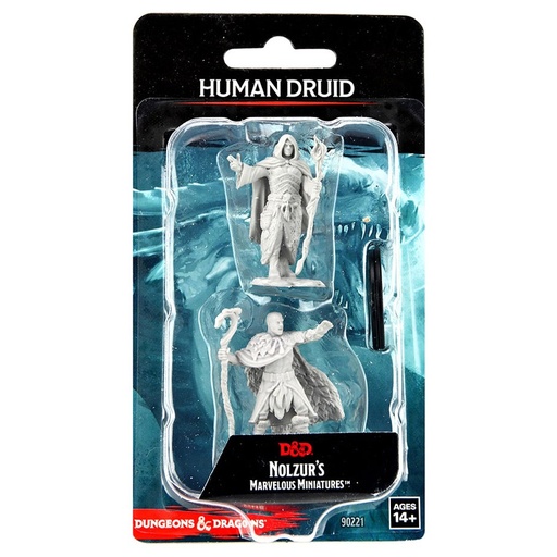 [WZK90221] Nolzur's Marvelous Miniatures: Human Druid Male