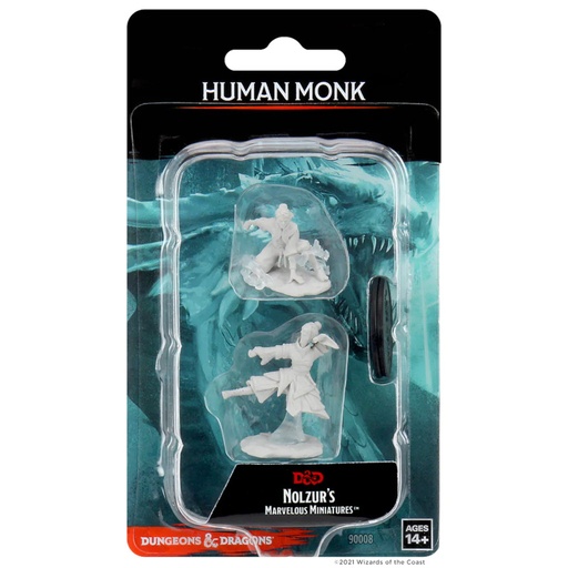 [WZK90008] Nolzur's Marvelous Miniatures: Human Monk Female W11