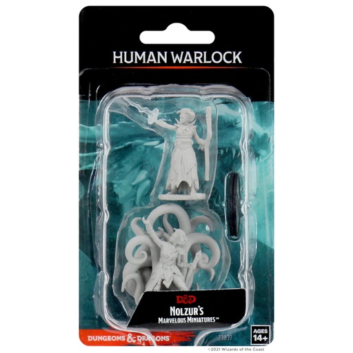 [WZK73837] Nolzur's Marvelous Miniatures: Human Warlock Female