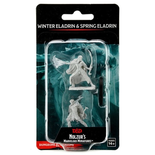 [WZK90320] Nolzur's Marvelous Miniatures: Winter Eladrin & Spring Eladrin