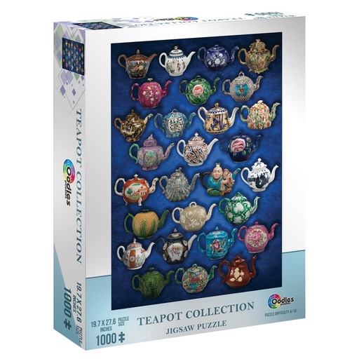 [MCZOD0002] Puzzle: Teapot Collection 1000pc
